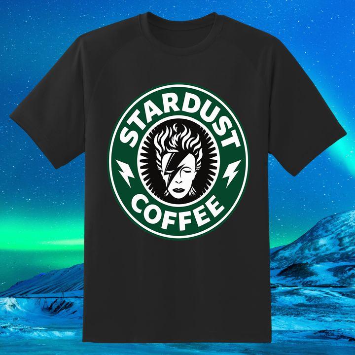 Exclusive David Bowie Stardust Coffee T-Shirt - Iconic Starbucks Design