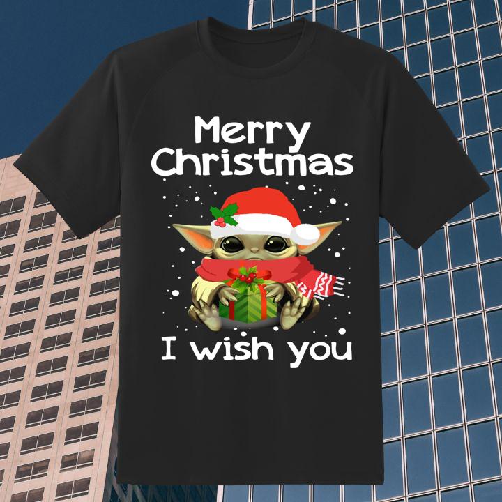 Baby Yoda Merry Christmas Shirt - Perfect Gift for Star Wars Fans