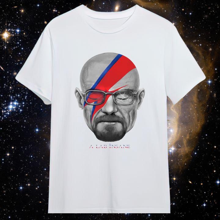 Walter White A Lab Insane David Bowie Breaking Bad Shirt