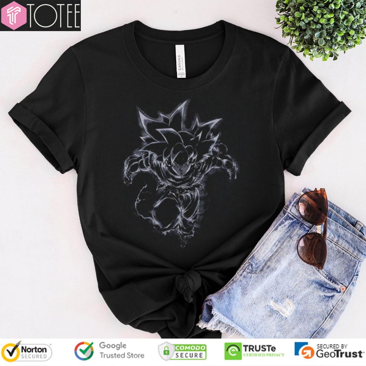 Dragon Ball Ultra Instinct Goku Anime Battle Pose Design T-Shirt