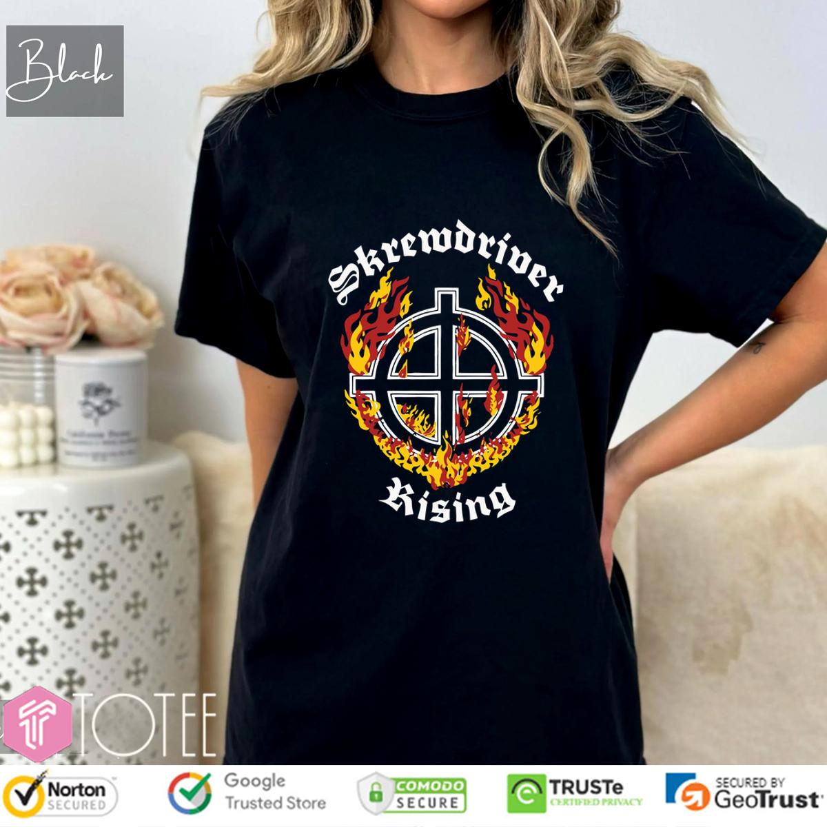Skrewdriver Rising: Limited Edition Boy Band Shirt - Own It Now!
