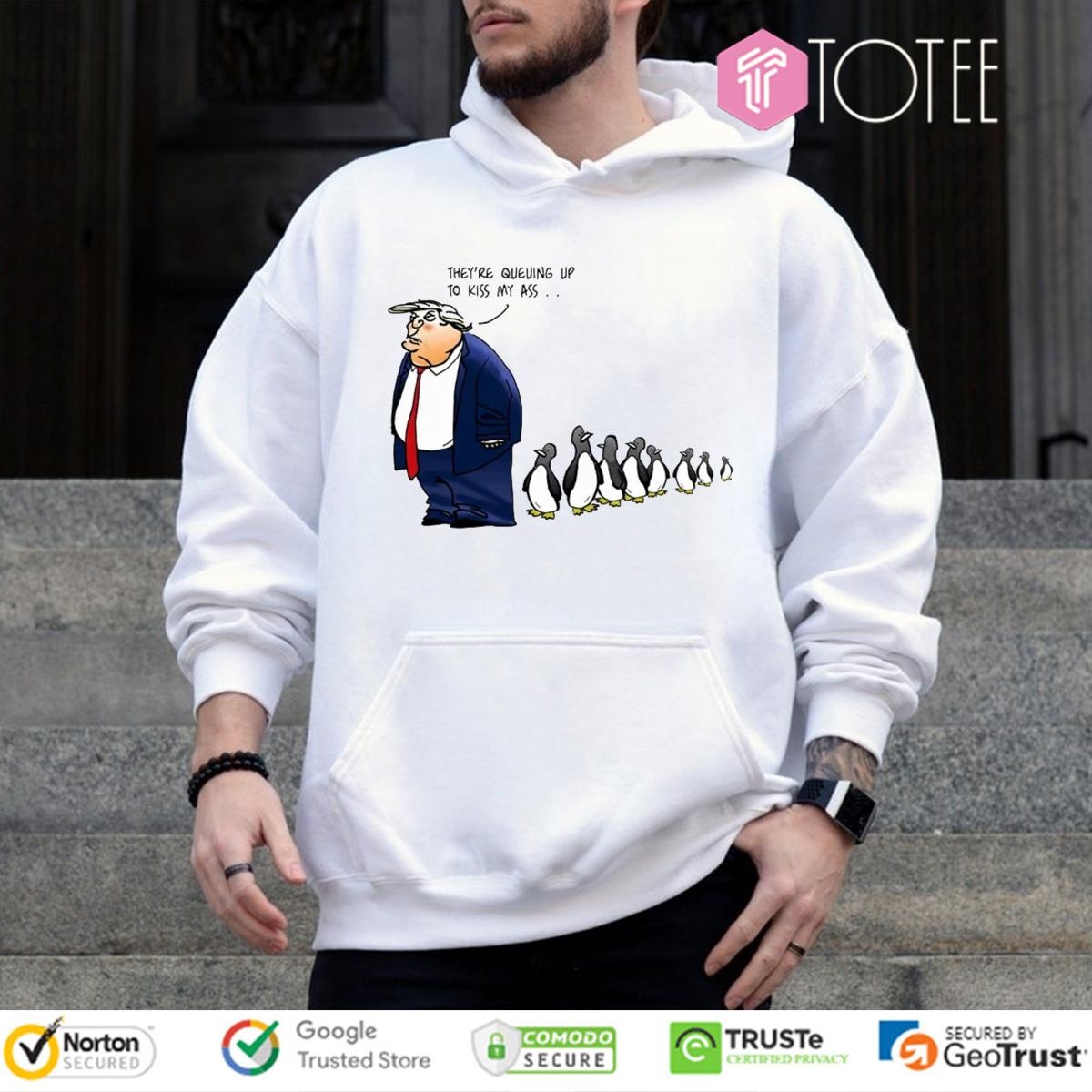 Theyre Trump Tariffs Penguins hoodie