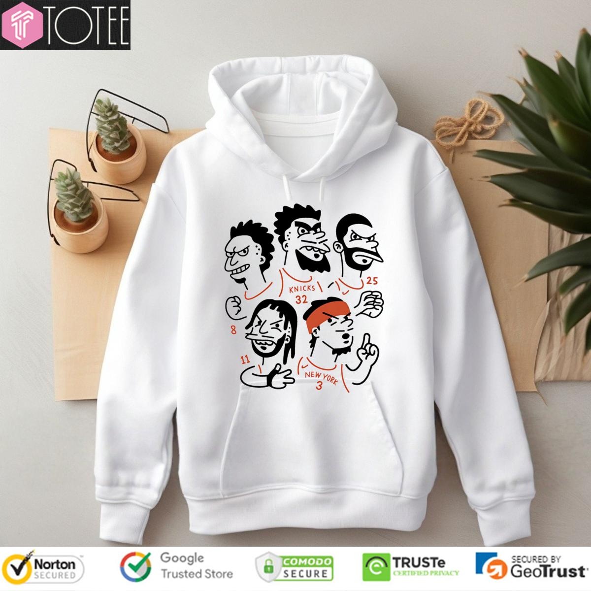 New York Knicks Players Caricatures hoodie