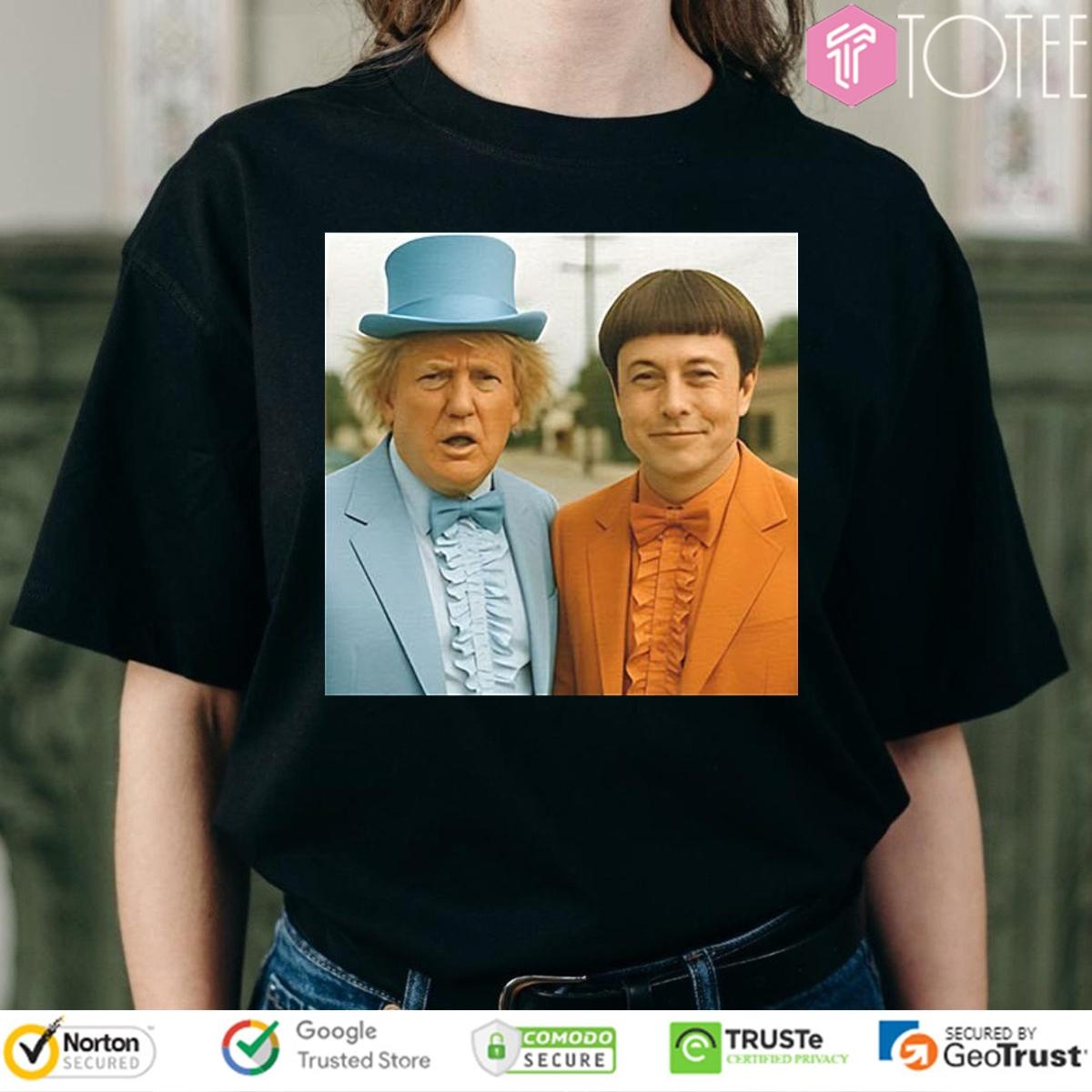 Elon Musk And Trump Parody Dumb And Dumber Lloyd And Harry T-shirt