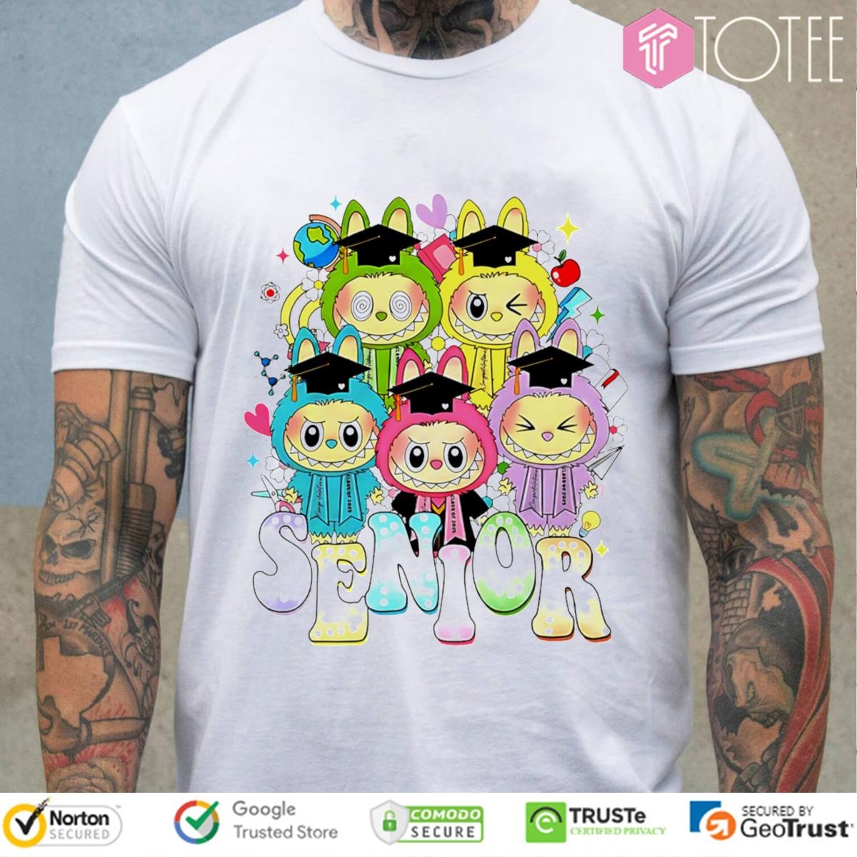 Graduation Senior Labubu The Monsters T-shirt