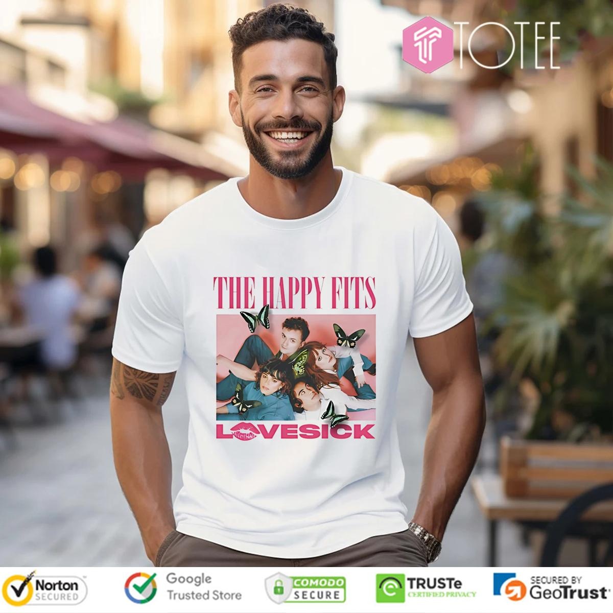 The Happy Fits Rock Band Lovesick T-shirt