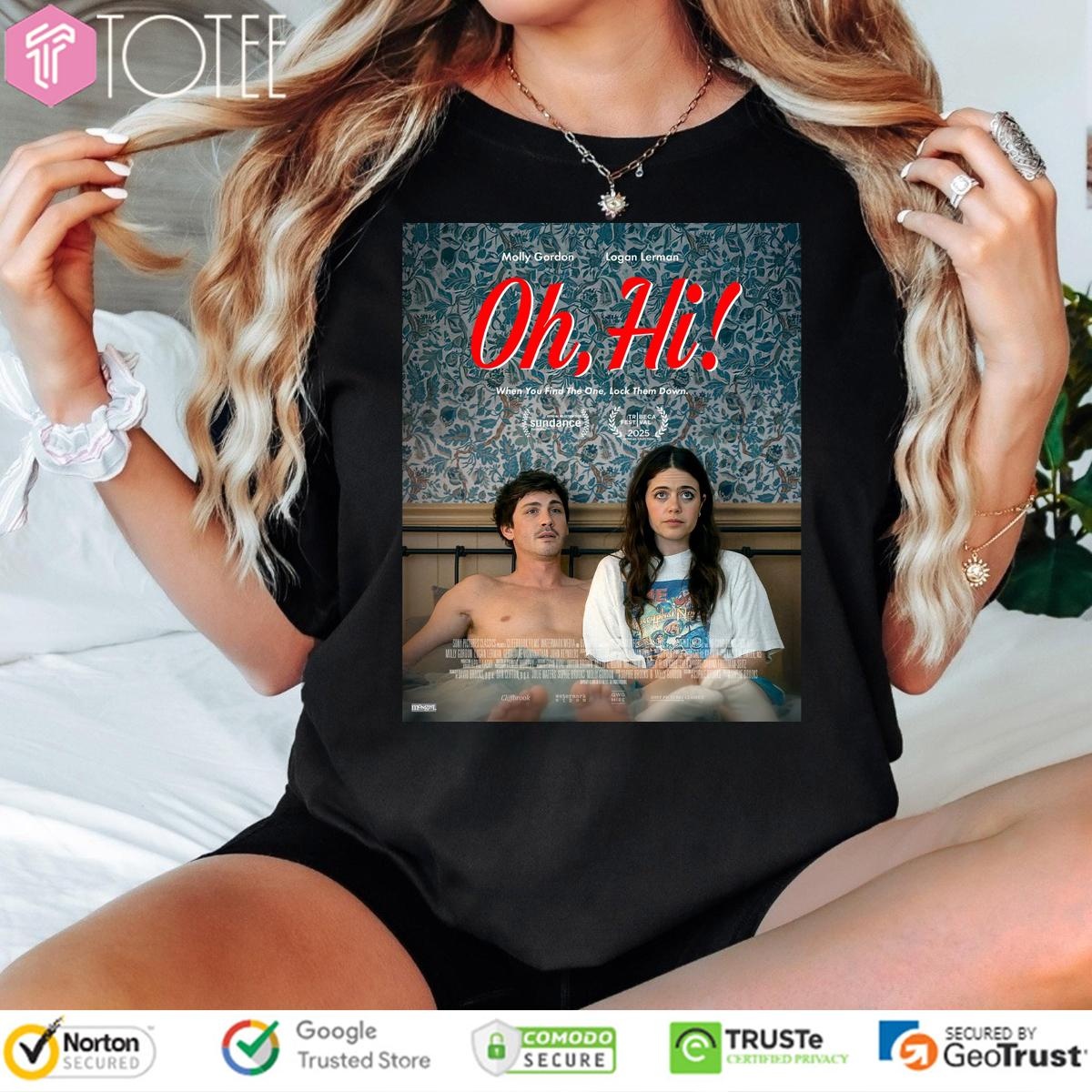 Logan Lerman And Molly Gordon Movie Oh Hi Summer Situationship T-shirt