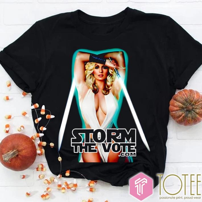 Storm The Vote Stormy Daniels Star Wars T-shirt