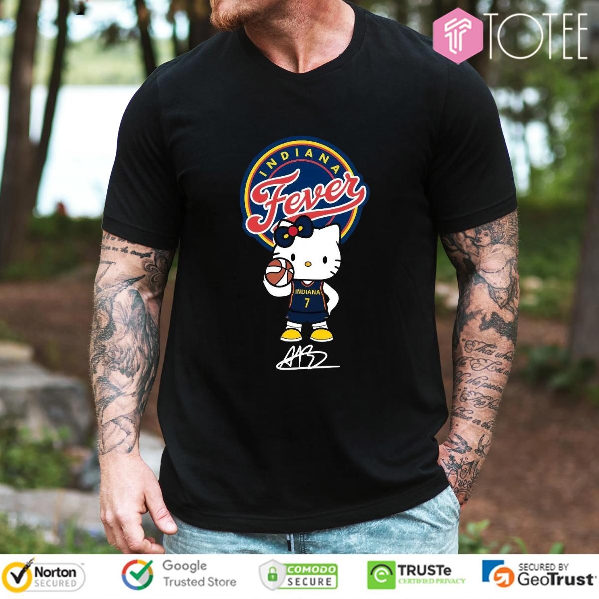 Indiana Fever Aliyah Boston Hello Kitty Signature T-shirt
