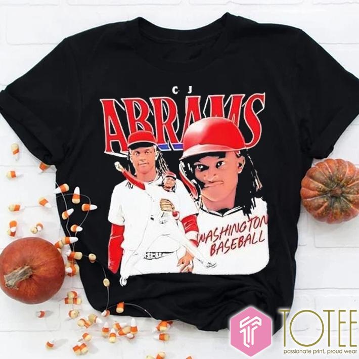 Cj Abrams Washington Nationals Baseball Shirt T-shirt