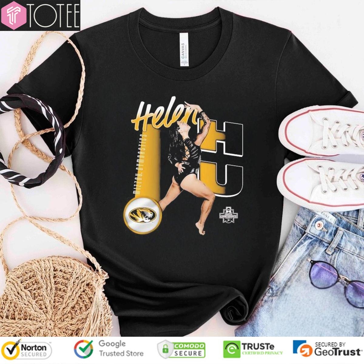 Helen Hu Missouri Ncaa Gymnastics Championships Shirt T-shirt