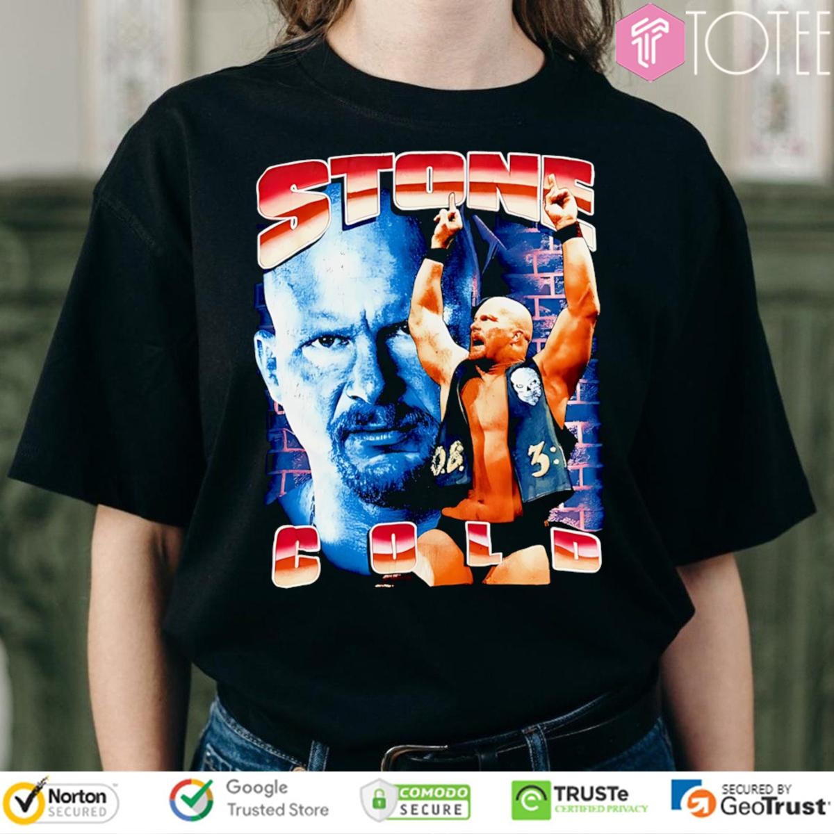 Wwe Stone Cold Steve Austin Graphic Vintage Bootleg T-shirt