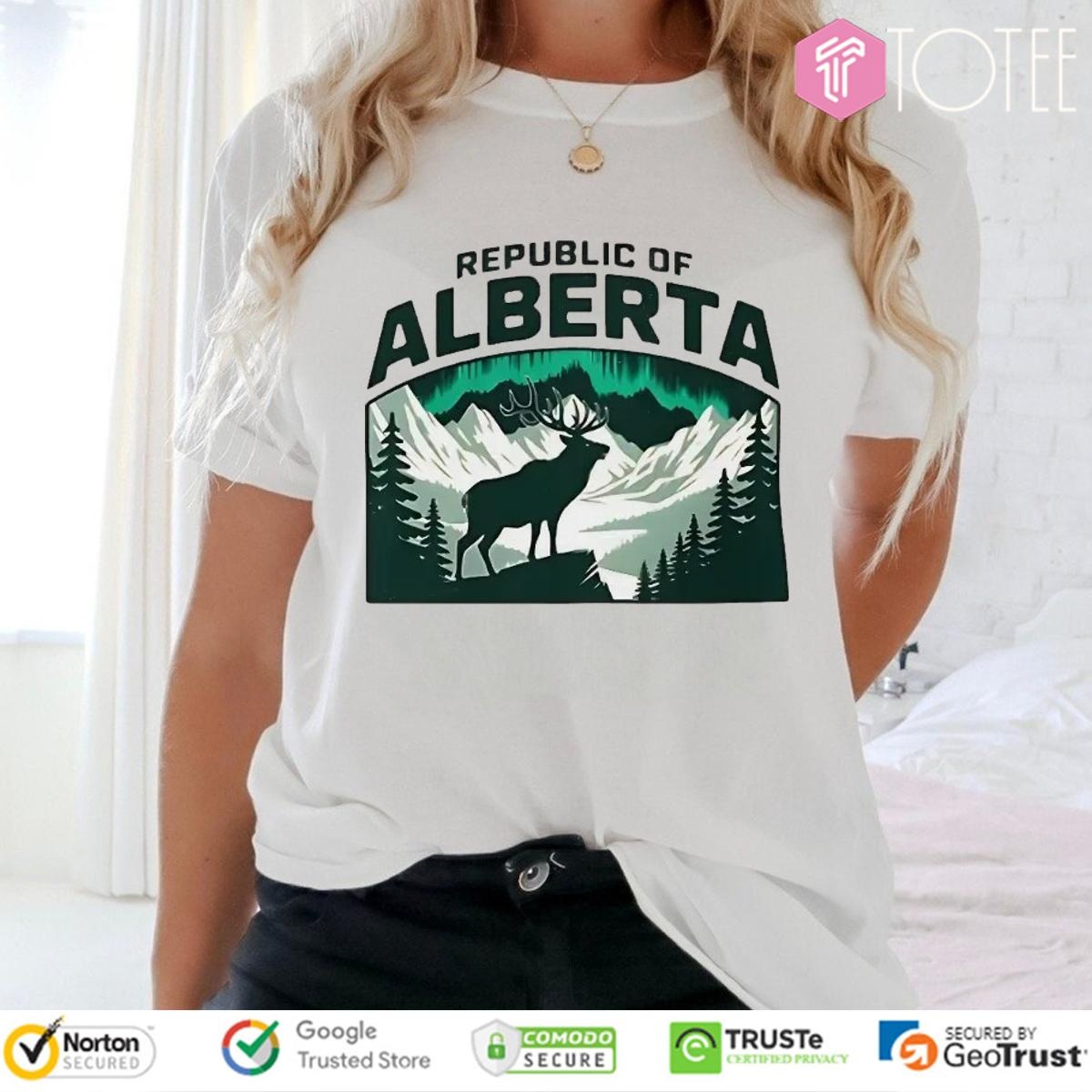Republic Of Alberta Canada T-shirt