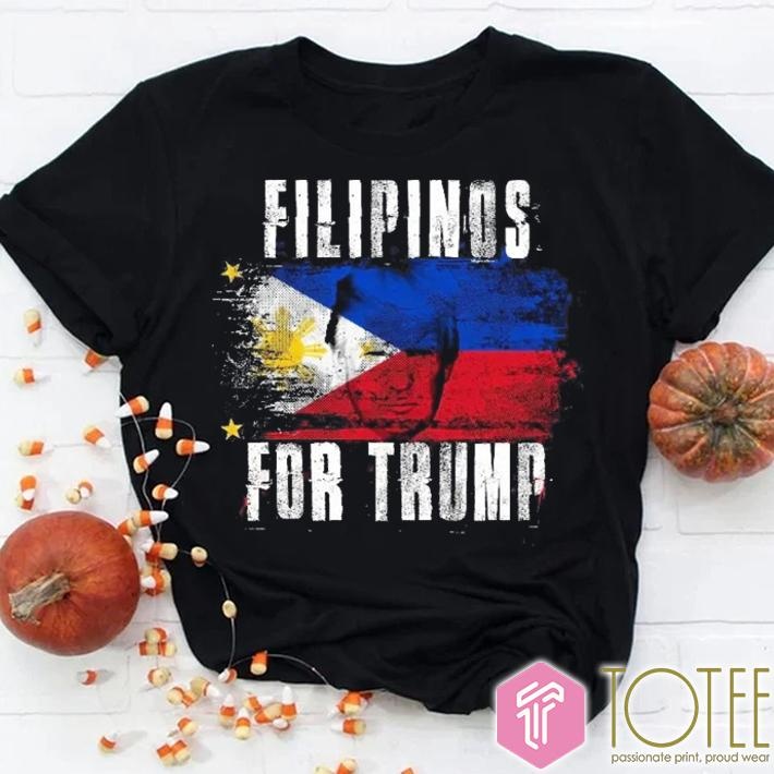 Filipinos For Trump Philippines Flag T-shirt