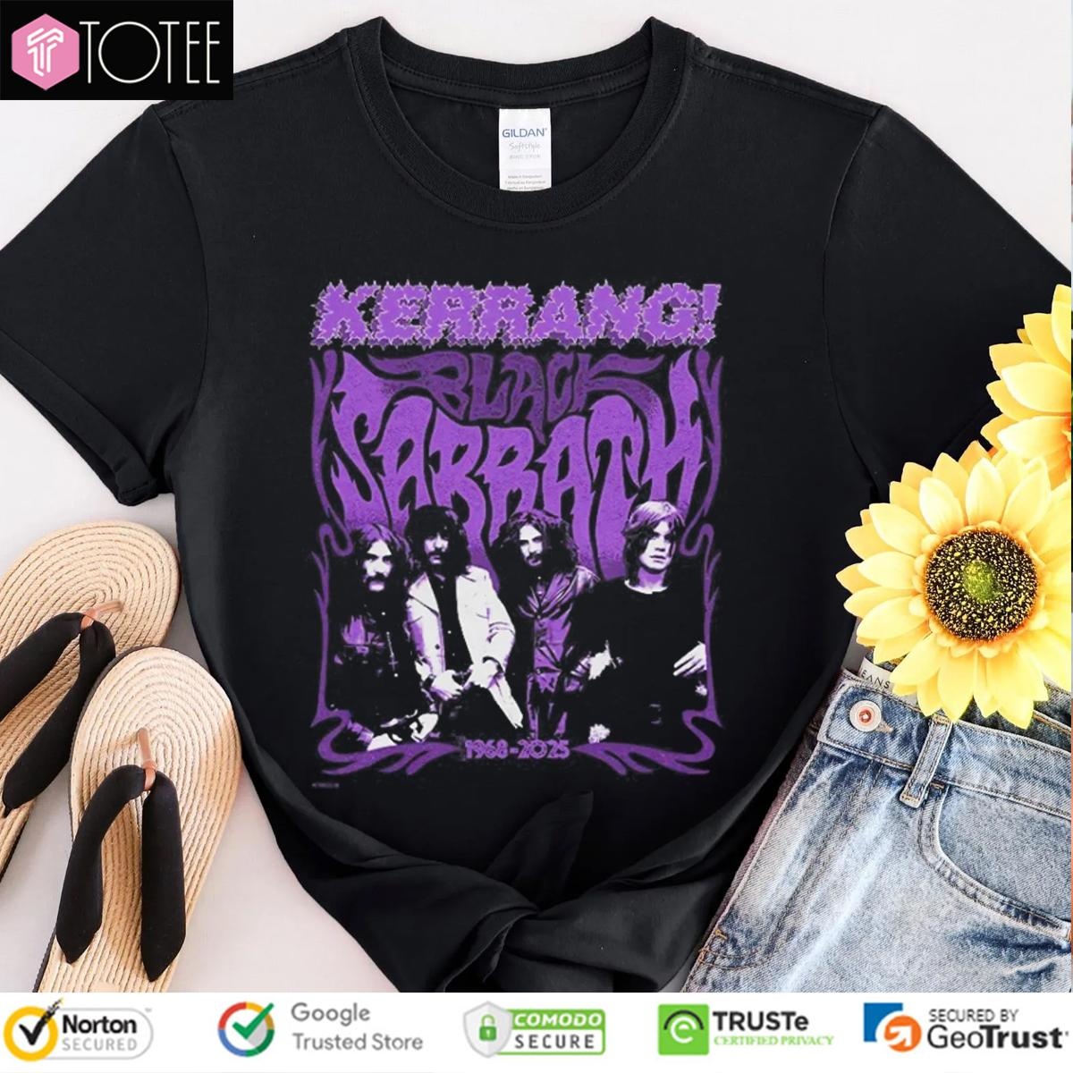 Black Sabbath X Kerrang 1968-2025 T-shirt