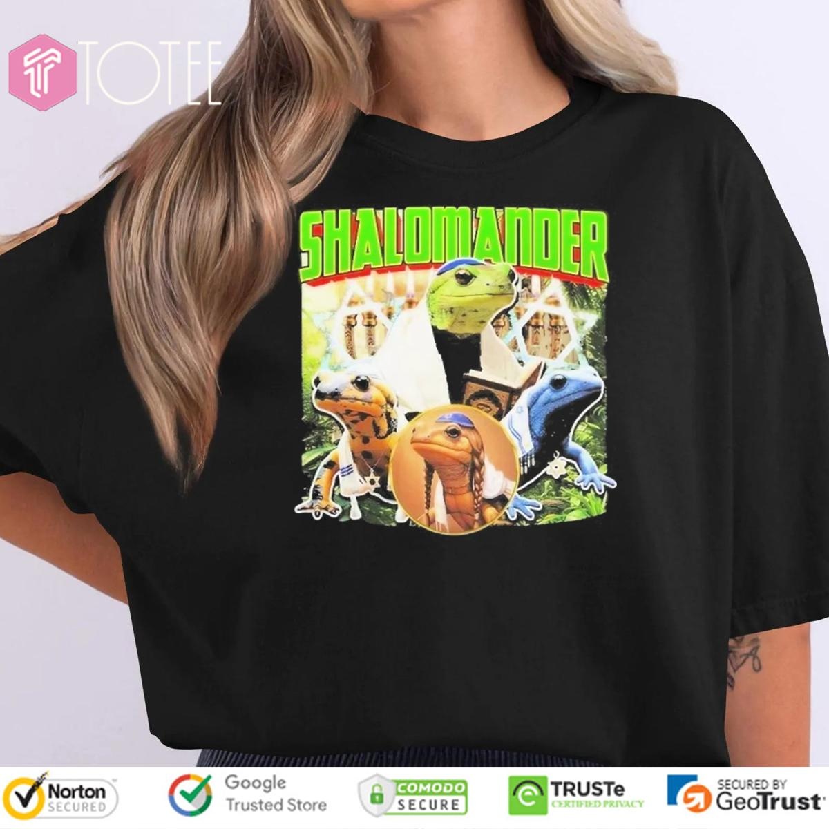 Shalomander Jewish Salamander Vintage Bootleg T-shirt