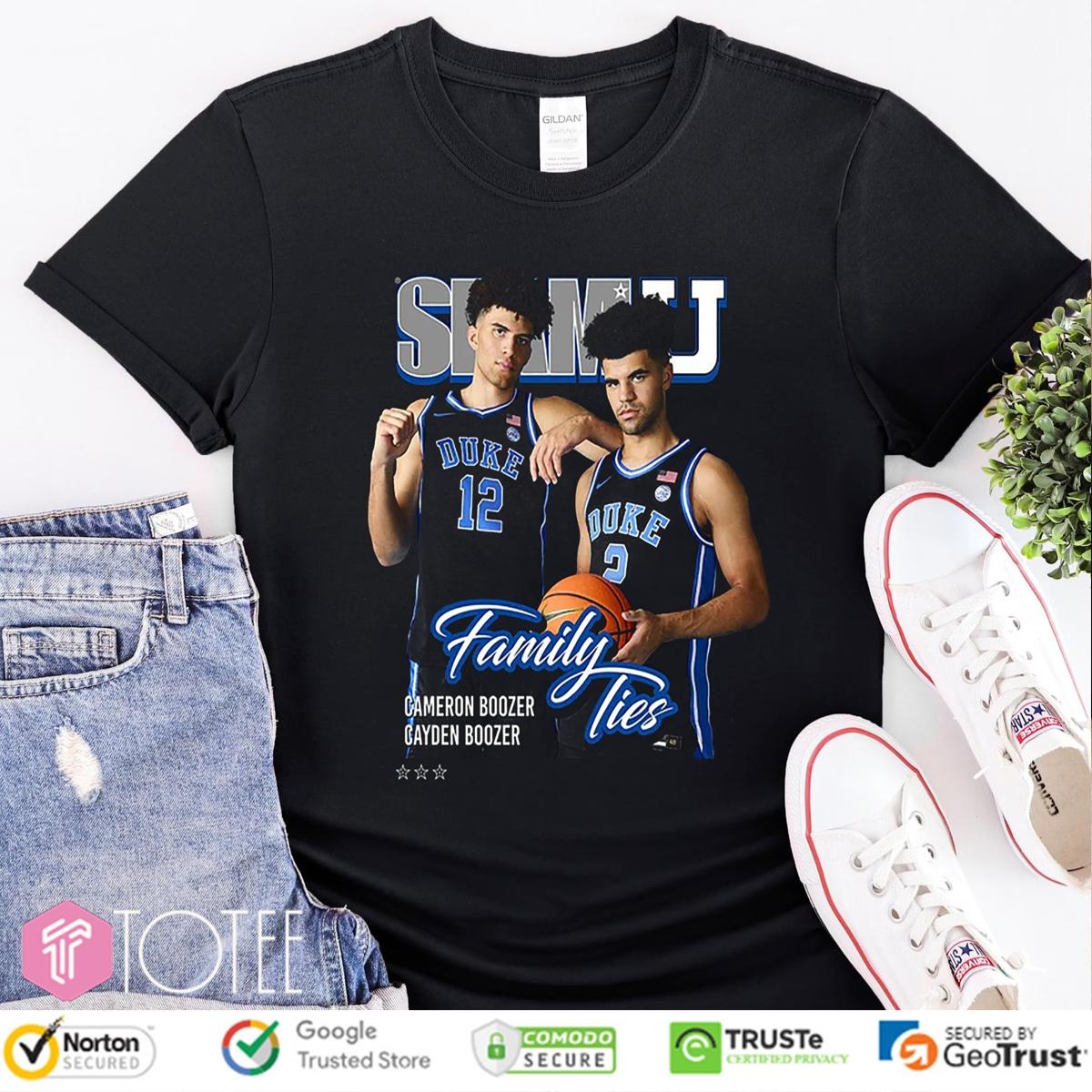Brothers Cameron Boozer Cayden Boozer Slam Cover T-shirt