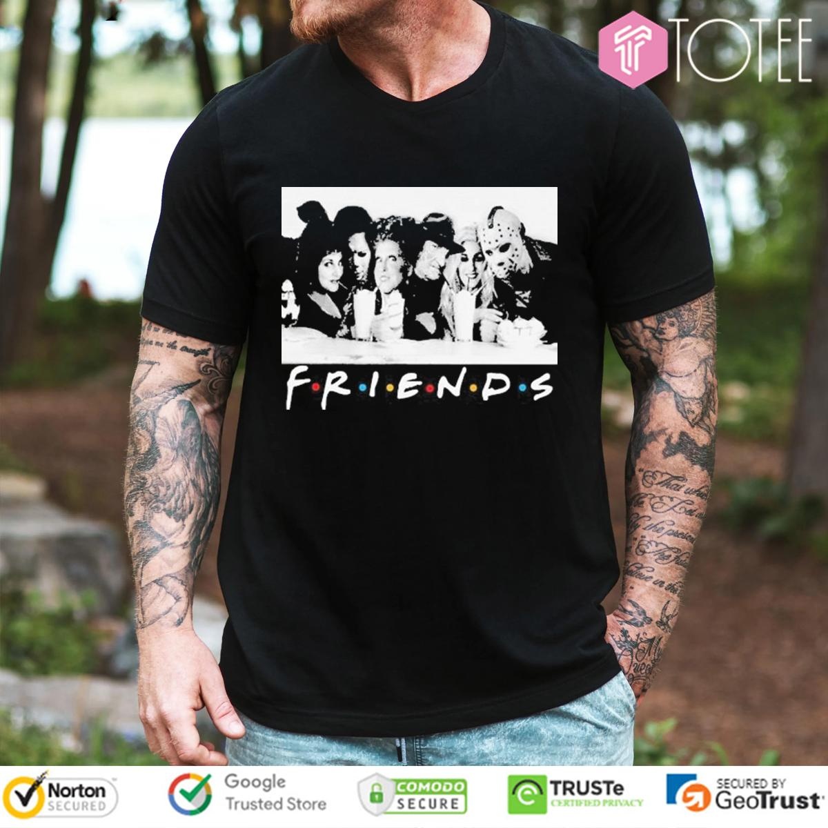 Friends Horror Characters Halloween T-shirt