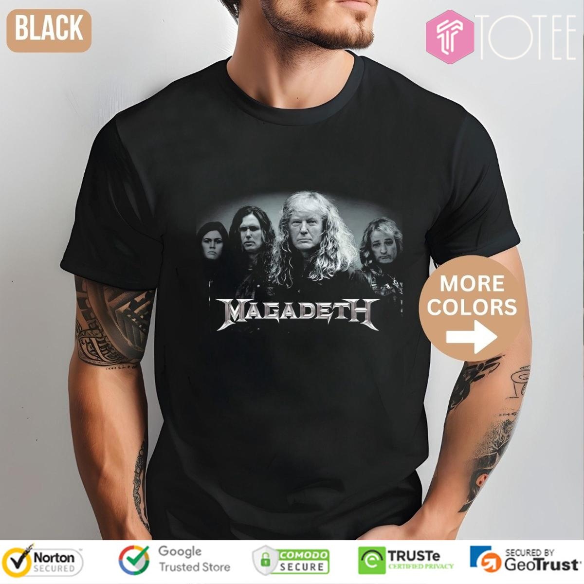 Megadeth Band X Donald Trump T-shirt