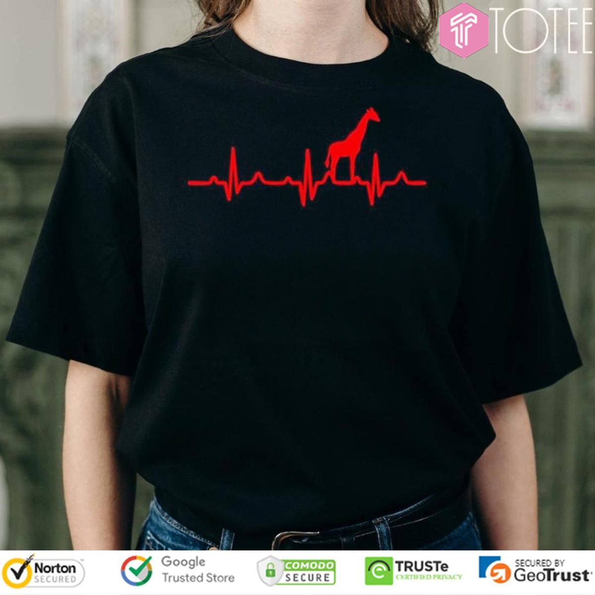 Giraffe Heartbeat T-shirt